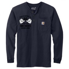 Unisex Carhartt Long Sleeve Henley Tee 