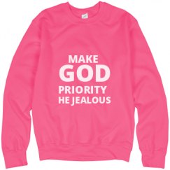 Unisex Neon Crewneck Sweatshirt