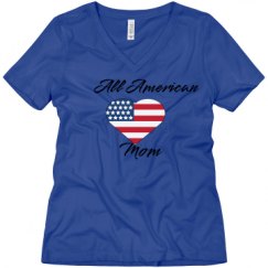 Ladies Relaxed Fit V-Neck Tee