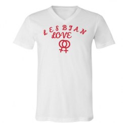 Unisex V-Neck Jersey Tee