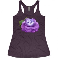 Ladies Slim Fit Super Soft Racerback Triblend Tank