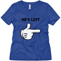 Ladies Relaxed Fit V-Neck Tee