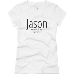 Ladies Slim Fit Basic Promo Jersey Tee