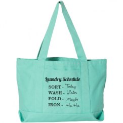 Seaside Cotton Canvas Pigment-Dyed Boat Tote Bag