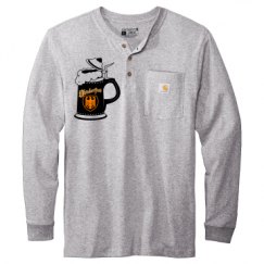 Unisex Carhartt Long Sleeve Henley Tee 