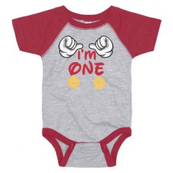 Infant Vintage Raglan Bodysuit