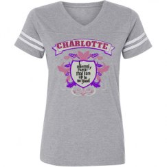 Ladies Relaxed Fit Vintage Sports Tee