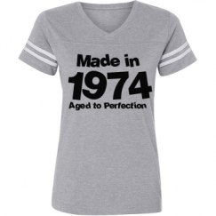 Ladies Relaxed Fit Vintage Sports Tee