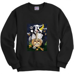 Unisex Film and Foil Crewneck Sweatshirt