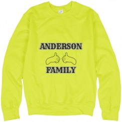 Unisex Neon Crewneck Sweatshirt