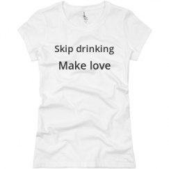 Ladies Slim Fit Basic Promo Jersey Tee