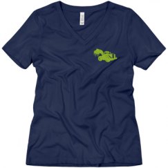 Ladies Relaxed Fit V-Neck Tee