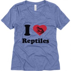 Ladies Relaxed Fit Super Soft Triblend V-Neck Tee