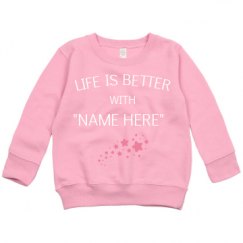 Toddler Crewneck Basic Promo Sweatshirt