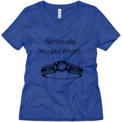 Ladies Relaxed Fit V-Neck Tee