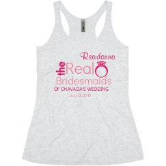 Ladies Slim Fit Super Soft Racerback Triblend Tank