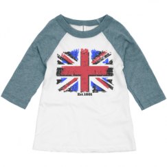 Toddler 3/4 Sleeve Raglan Tee