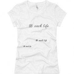 Ladies Slim Fit Basic Promo Jersey Tee