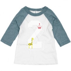 Toddler 3/4 Sleeve Raglan Tee