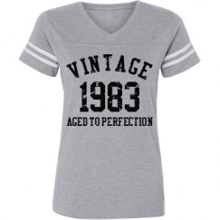 Ladies Relaxed Fit Vintage Sports Tee