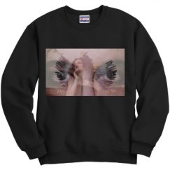 Unisex Film and Foil Crewneck Sweatshirt