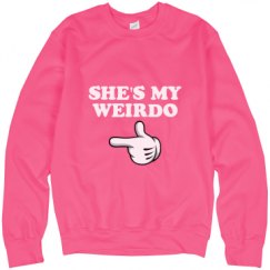 Unisex Neon Crewneck Sweatshirt