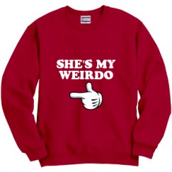 Unisex Film and Foil Crewneck Sweatshirt