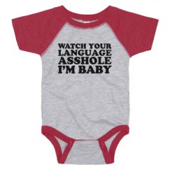 Infant Vintage Raglan Bodysuit