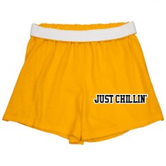 Slim Fit Cheer Shorts