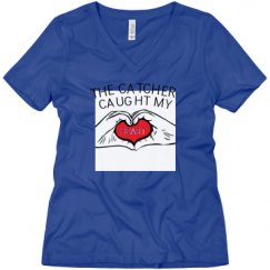 Ladies Relaxed Fit V-Neck Tee