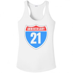 Ladies Athletic Performance Racerback Tank