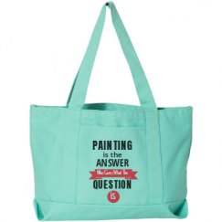 Seaside Cotton Canvas Pigment-Dyed Boat Tote Bag