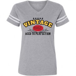 Ladies Relaxed Fit Vintage Sports Tee