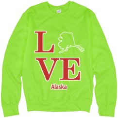 Unisex Neon Crewneck Sweatshirt