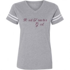 Ladies Relaxed Fit Vintage Sports Tee