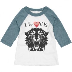 Toddler 3/4 Sleeve Raglan Tee