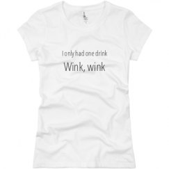 Ladies Slim Fit Basic Promo Jersey Tee