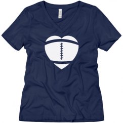 Ladies Relaxed Fit V-Neck Tee