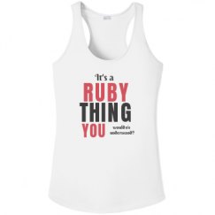 Ladies Athletic Performance Racerback Tank