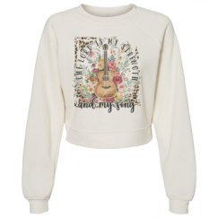 Women's Raglan Pullover Fleece