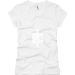 Ladies Slim Fit Basic Promo Jersey Tee