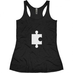 Ladies Slim Fit Super Soft Racerback Triblend Tank