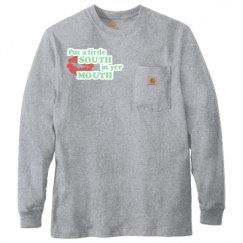 Unisex Carhartt Pocket Long Sleeve Tee