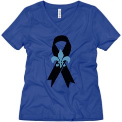 Ladies Relaxed Fit V-Neck Tee