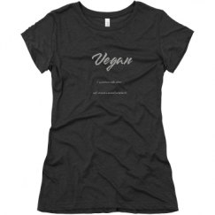 Ladies Slim Fit Super Soft Triblend Tee