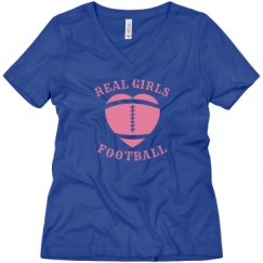 Ladies Relaxed Fit V-Neck Tee