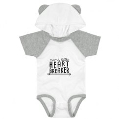 Infant Hooded Raglan Bodysuit with Ears