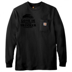 Unisex Carhartt Pocket Long Sleeve Tee