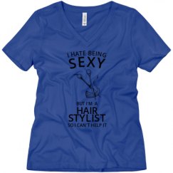 Ladies Relaxed Fit V-Neck Tee