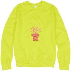 Unisex Neon Crewneck Sweatshirt